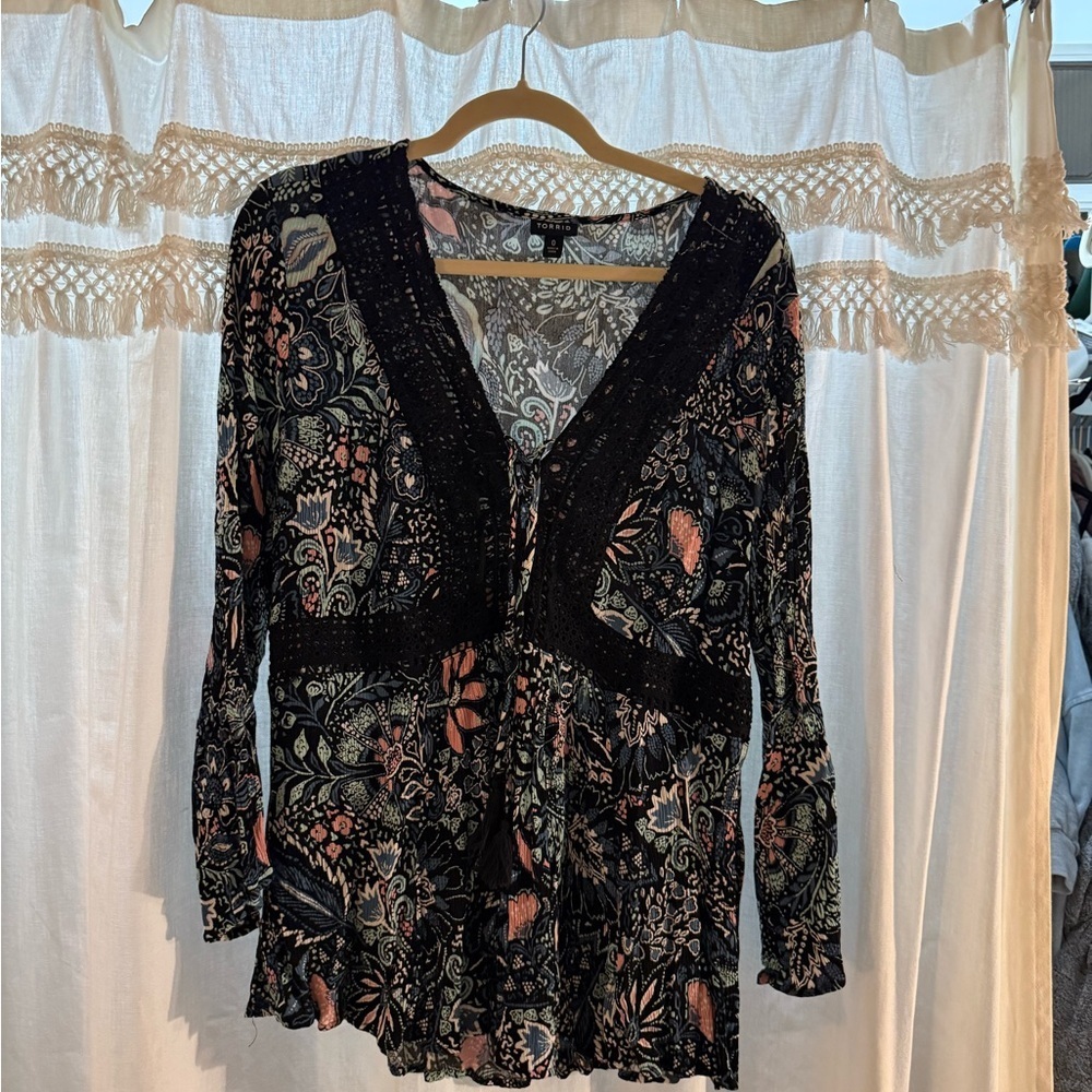 Torrid Floral Blouse